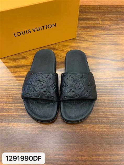 sandale homme louis vuitton|Louis Vuitton monogram sliders.